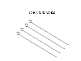 Alfileres de Acero Con Rulo 4cm